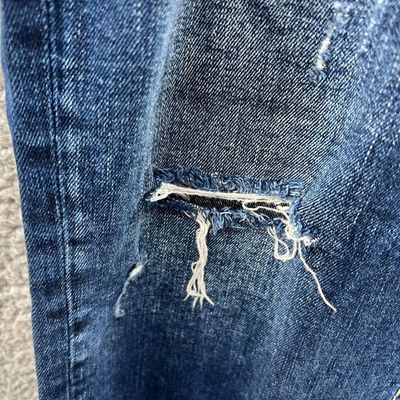 Silver Jeans Blue Boyfriend Jeans Distressed - Picture 3 of 11